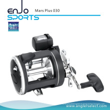 Angler Select Marte Plus Mango Derecho Cuerpo Plástico 2 + 1 Teniendo Pesca Marinera Trolling Reel Fishing Tackle (Mars Plus 045)